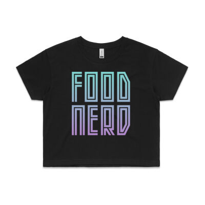 Food Nerd – Chilled - Crop Tee (Same Day) Thumbnail
