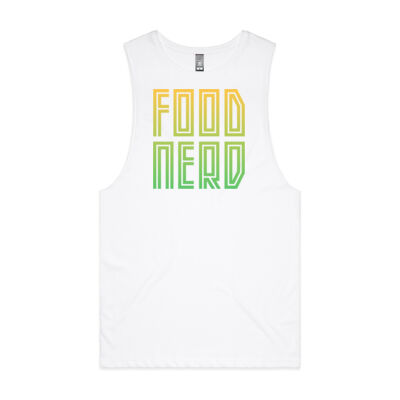 Food Nerd – Pine Lime - Mens Barnard Tank (Same Day) Thumbnail