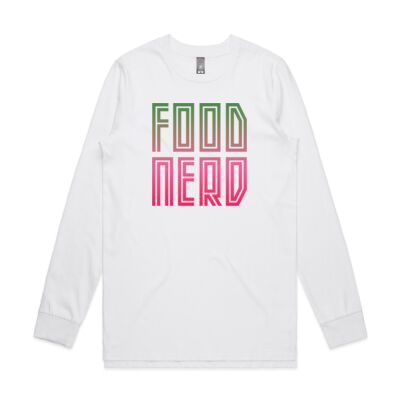 Food Nerd - Strawberry Fields - Base Longsleeve Tee (Same Day) Thumbnail