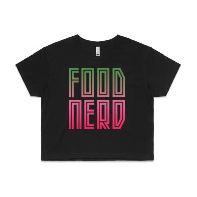 Food Nerd - Strawberry Fields - Crop Tee (Same Day) Thumbnail
