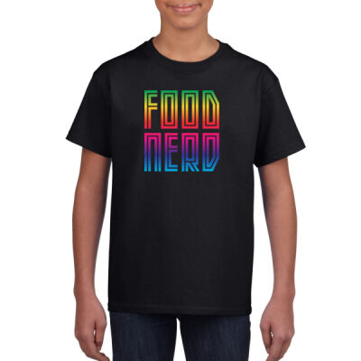 Food Nerd - Special Pride Addition - Youth Crew Neck Tee (Same Day) Thumbnail