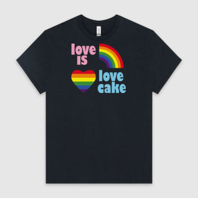 Love is Love Cake - HeavyCotton™ Male Tee (Same Day) Thumbnail