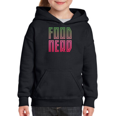 Food Nerd - Strawberry Fields - Gildan Youth Hooded Sweatshirt (Same Day) Thumbnail