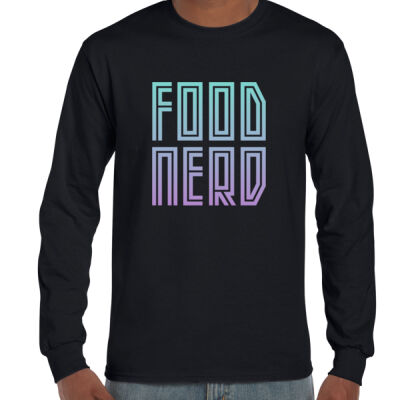 Food Nerd – Chilled - Ultra Cotton Mens Longsleeve Tee (Same Day) Thumbnail
