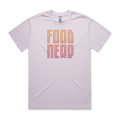 Food Nerd – Peachy  - Men's Heavy Tee (Same Day) Thumbnail