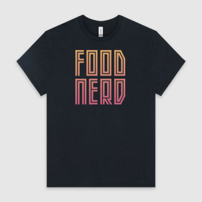 Food Nerd – Peachy  - HeavyCotton™ Tee (Same Day) Thumbnail
