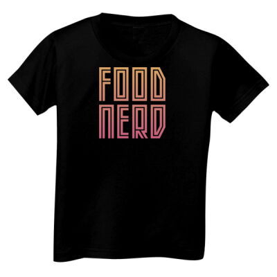 Food Nerd – Peachy  - Toddler Unisex T Shirt (Same Day) Thumbnail