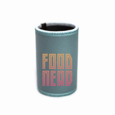 Food Nerd – Peachy  - Stubby Coolers with Base Thumbnail