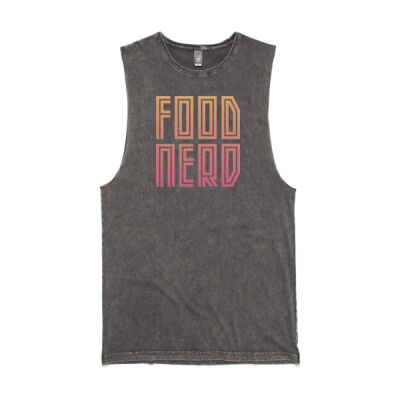 Food Nerd – Peachy  - Stone Wash Barnard Tank (Same Day) Thumbnail