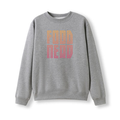 Food Nerd – Peachy  - Kids Crew Neck Sweatshirt Thumbnail