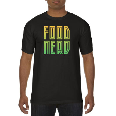Food Nerd – Pine Lime - Short Sleeve Tee (Same Day) Thumbnail