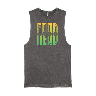 Food Nerd – Pine Lime - Stone Wash Barnard Tank (Same Day) Thumbnail