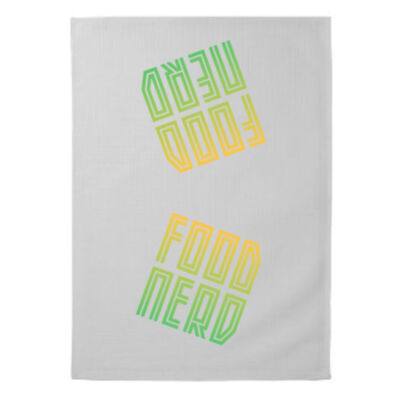 Food Nerd – Pine Lime - 100% Cotton Tea Towel (Same Day) Thumbnail