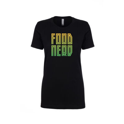 Food Nerd – Pine Lime - Womens Cotton Tee (Same Day) Thumbnail