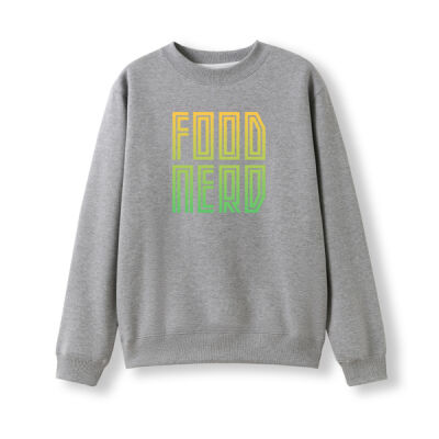 Food Nerd – Pine Lime - Kids Crew Neck Sweatshirt Thumbnail
